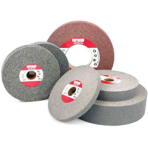 Shur-brite 6″ × 1/2″ × 1″ Deburring Wheel , 9SF