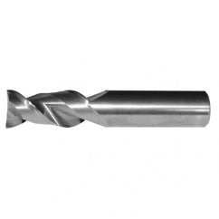 3/8x3/8x3/4x2-1/2 2FL Square Carbide End Mill-Round Shank-Uncoated - Exact Tooling