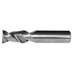 1/2x1/2x1-1/4x3 2FL Square Carbide End Mill-Round Shank-Uncoated - Exact Tooling