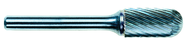 3/8 EdgeHog Cylindrical Radius End Carbide Bur SC-3L6 Standard Alt Diamond (Double) 6" Shk Lgth - Exact Tooling