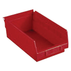 8 3/8″ × 11 5/8″ × 4″ - Red Economy Shelf Bin - Exact Tooling