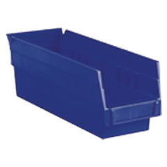 6 5/8″ × 23 5/8″ × 4″ - Blue Economy Shelf Bin - Exact Tooling