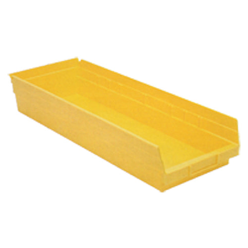 8 3/8″ × 23 5/8″ × 4″ - Yellow Economy Shelf Bin - Exact Tooling