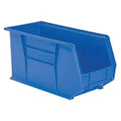 8 1/4″ × 18″ × 9″ - Blue Hanging or Stackable Bin - Exact Tooling