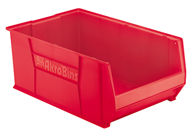 12-3/8" x 20" x 8" - Red Stackable Bins - Exact Tooling
