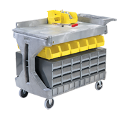 Large Pro Tool Storage Cart - #30936G Gray - Exact Tooling