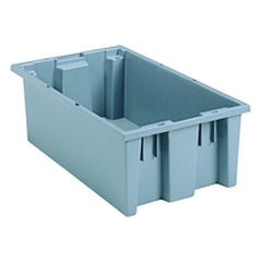 18″ × 11″ × 6″ - Gray - Nest Stack Tote Box - Exact Tooling