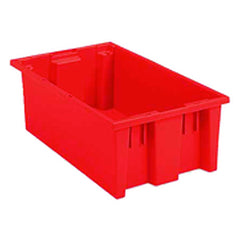 18″ × 11″ × 6″ - Red - Nest Stack Tote Box - Exact Tooling