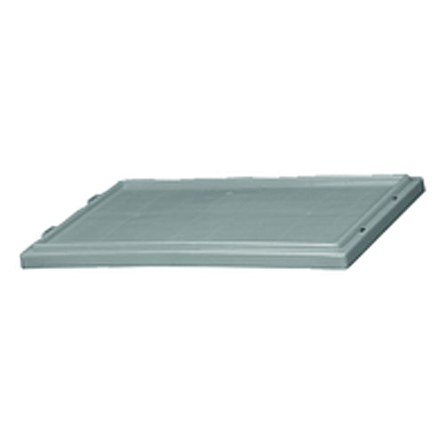 Gray Lid for use with Akro Nest-Stack Tote 35–180 - Exact Tooling
