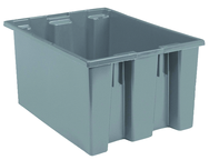 23-1/2 x 19-1/2 x 13'' - Gray Nest-Stack-Tote Box - Exact Tooling