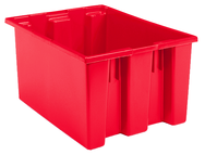 23-1/2 x 19-1/2 x 13'' - Red Nest-Stack-Tote Box - Exact Tooling