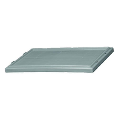 Gray Lid for use with Akro Nest-Stack Tote 35–230 - Exact Tooling