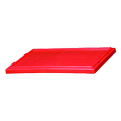 Red Lid for use with Akro Nest-Stack Tote 35–230 - Exact Tooling