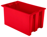 23-1/2 x 15-1/2 x 12'' - Red Nest-Stack-Tote Box - Exact Tooling