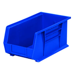 8 1/4″ × 14 3/4″ × 7″ - Blue Hanging or Stackable Bin - Exact Tooling