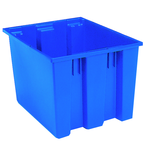 19-1/2 x 15-1/2 x 13" --Blue Nest-Stack-Tote Box - Exact Tooling