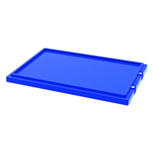 Blue Lid for use with Akro Nest-Stack Tote 35–240 - Exact Tooling
