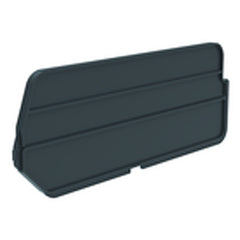 6-Pack-7 3/8″ × 3″ - Black - Bin Dividers for use with Akro Stackable Bins - Exact Tooling