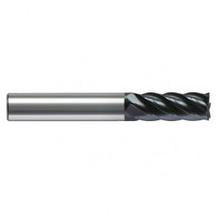 16mm Dia. - 92mm OAL - Uncoated - Solid Carbide - High Spiral End Mill - 4 FL - Exact Tooling