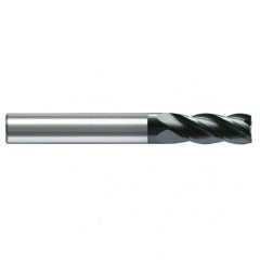 10mm Dia. - 72mm OAL - AlCrN - Solid Carbide - High Spiral End Mill - 4 FL - Exact Tooling