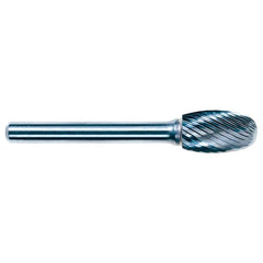 1/4 EdgeHog Elliptical Miniature Carbide Bur SE-51 Fine - Exact Tooling