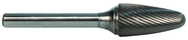 3/16 EdgeHog Tree Shap Radius End Miniature Carbide Bur SF-53 Standard - Exact Tooling