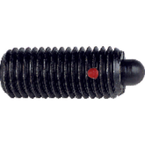 End Force Spring Plunger - 6.6 lbs Initial End Force, 17.4 lbs Final End Force (1/2″–13 Thread) - Exact Tooling