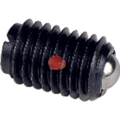 Ball Plunger - 0.50 lbs Initial End Force, 1 lbs Final End Force (6–40 Thread) - Exact Tooling
