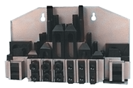 Machinist Clamping Set - #12625CK; 1/2-13 Stud Size; 5/8 T-Slot Size - Exact Tooling