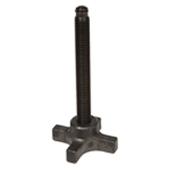 Toggle Shoe Clamp - 3/8″–16 Thread Size–3 3/4″ Overall Length - with Knob Model 17405 - Exact Tooling