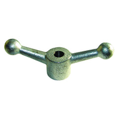 Cast Iron Ball Handles - 0.624″ Reamed Hole, 6″ Width, 2 1/2″ Overall Height, 1 5/8″ Hub Height - Exact Tooling