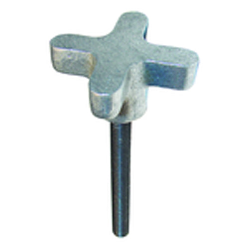 Aluminum Clamping Knob Assembly - 1/2″–13 Thread Size, 3″ Thread Length, 2 1/2″ Knob Height - Exact Tooling