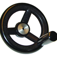 Nylon Hand Wheels - 4.92″ Wheel Diameter, 1.18″ Hub Diameter - Exact Tooling