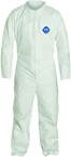 Tyvek® White Collared Zip Up Coveralls - Large (case of 25) - Exact Tooling