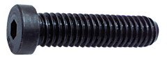1/2-13 x 1-1/4 - Black Finish Heat Treated Alloy Steel - Cap Screws - Low Head Socket - Exact Tooling