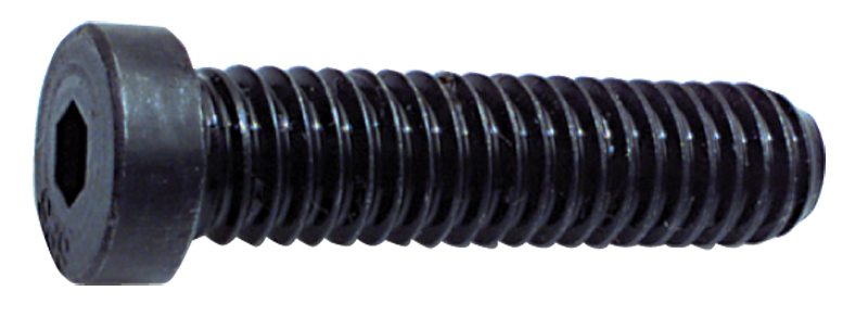 10/32 x 3/8 - Black Finish Heat Treated Alloy Steel - Cap Screws - Low Head Socket - Exact Tooling