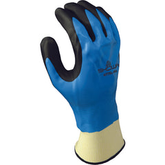 Insulated full nitrile blue w/black foam nitrile coating in the palm thermal acrylic liner oil & chemical resistant/ medium - Exact Tooling