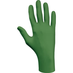 ‎Biodegradable Disposable nitrile w/EBT powder-free low-modulus 100%-nitrile 9-1/2″ 4-mil smooth green/extra large - Exact Tooling