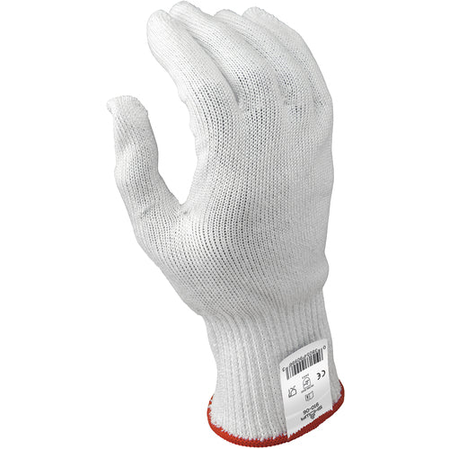 Cut resistant 10-gauge seamless knit HPPE w/Stainless Steel white ambidextrous ANSI CUT LEVEL 4/XXL - Exact Tooling