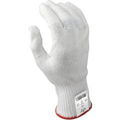 Cut resistant 10-gauge seamless knit HPPE w/Stainless Steel white ambidextrous ANSI CUT LEVEL 4/S - Exact Tooling