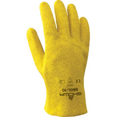 General purpose PVC fully coated yellow seam-free liner slip-on/medium - Exact Tooling