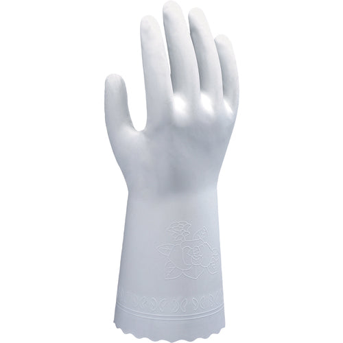 Clean packed PVC unsupported 12 mil embossed grip white small - Exact Tooling