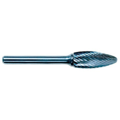1/8 EdgeHog Flame Miniature Carbide Bur SH-41 Fine - Exact Tooling