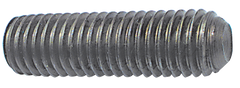 M8 - 1.25 x 35mm - Black Finish Heat Treated Alloy Steel - Socket Set Screws - Cup Point - Exact Tooling