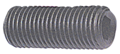 1-72 x 1/8 - Black Finish Heat Treated Alloy Steel - Socket Set Screws - Cup Point - Exact Tooling