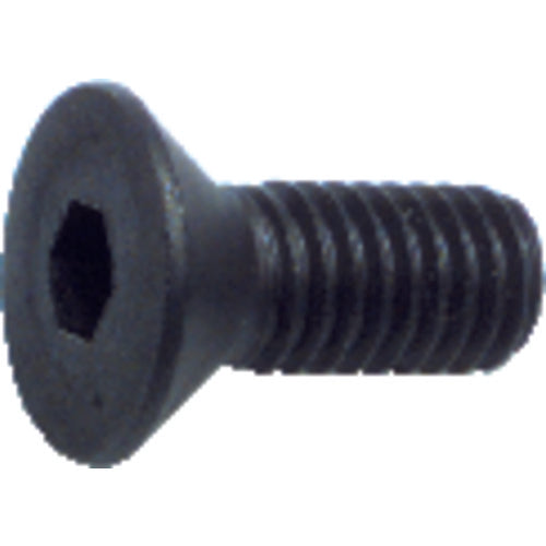 #10-24 × 1 1/4″ - Black Finish Heat Treated Alloy Steel - Cap Screws - Flat Head - Exact Tooling