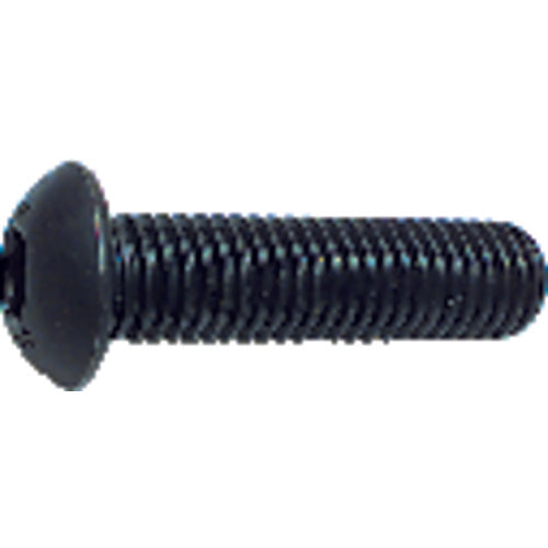 M5-0.80 × 16 mm - Black Finish Heat Treated Alloy Steel - Cap Screws - Button Head - Exact Tooling