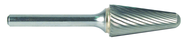 3/16 EdgeHog Conical Radius End Miniature Carbide Bur 14°SL-53 Std Alt. Diamond(Double) - Exact Tooling