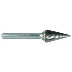 1/4 EdgeHog Conical Miniature Carbide Bur SM-51 Fine - Exact Tooling