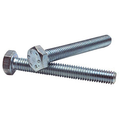 M8-1.25 × 12 mm - Zinc Plated Heat Treated Alloy Steel - Cap Screws - Hex - Exact Tooling